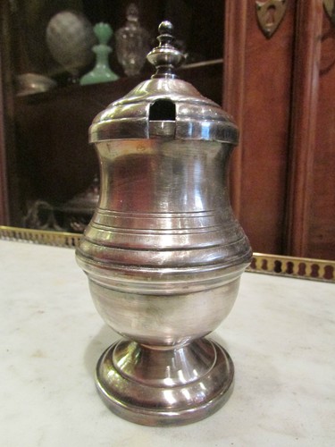 Ancien moutardier metal - ancien,