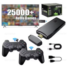 Manettes Sans Fil 2.4G Pour Console M8 Rétro Gaming, 4K Ultra HD avec 1000 Jeux