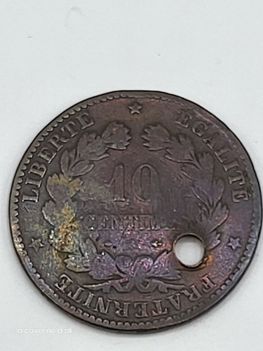 Pièce centimes cérès - pièce, 10