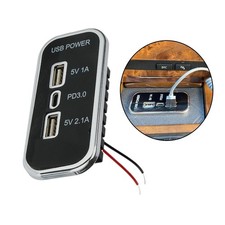 Prise de courant USB 12V 24V