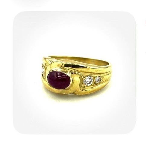 Magnifique bague carats - or, 18