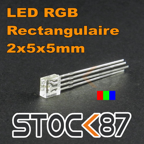 760 led rgb rectangulaire - 760#,