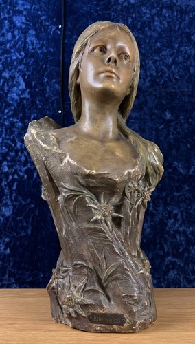 Superbe buste terre cuite - buste, en