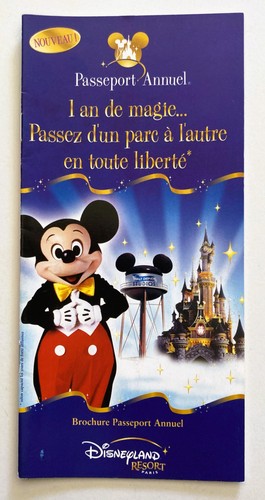 Disneyland paris brochure - disneyland, -brochure
