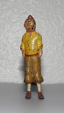 Une Etonnante Figurine Tintin en Plomb 2