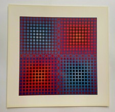 VICTOR VASARELY "EG-1-2" 1967