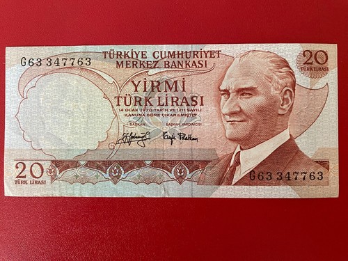 15507 turquie billet 20 - #15507,
