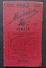 § guide MICHELIN rouge ITALIE 1963
