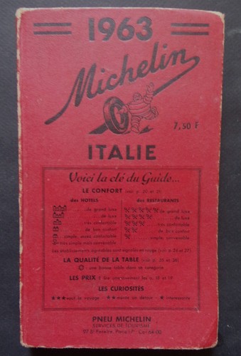 Guide michelin rouge - §,