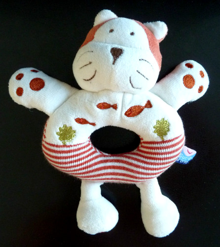 Doudou hochet sucre d orge - *.,