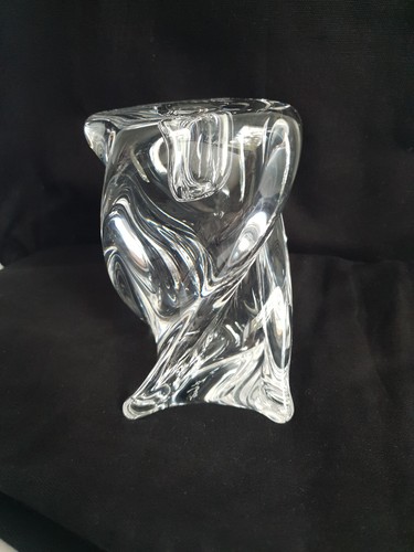 Bougeoir torsadé cristal - en,