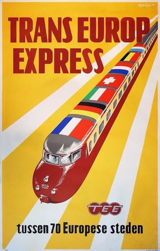 Affiche poster train sncf - affiche,