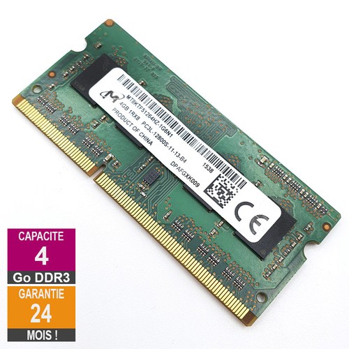 Barrette mémoire 4go ram ddr3 - 4go,