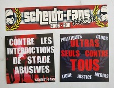 Autocollants Scheldt Fans 2006 stickers Ultras Valenciennes VA