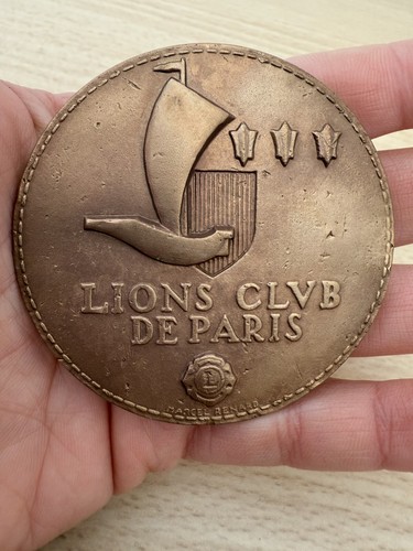 Médaille lions clvb paris - lions,