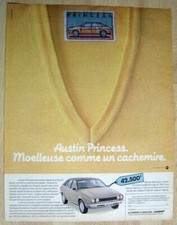 Publicité Papier - Voiture Austin Princess De 1981