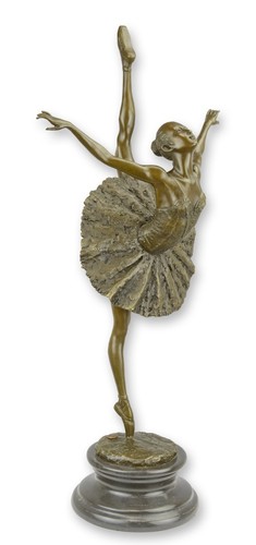 Sculpture bronze ballerine - sculpture, en