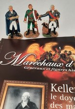 Lot De 3 Soldats En Plomb  HACHETTE Maréchaux D'empire N°36,34,33