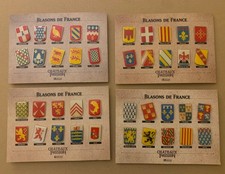 Blasons de France /chateaux passion : collection Atlas 4 planches
