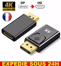 Display port DP mâle vers HDMI Adaptateur convertisseur femelle pour HDTV/PC MAC