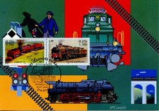 MAXIMAPHILIE / CARTE MAXIMUM PREMIER / TRAIN / LES LEGENDES DU RAIL 2001