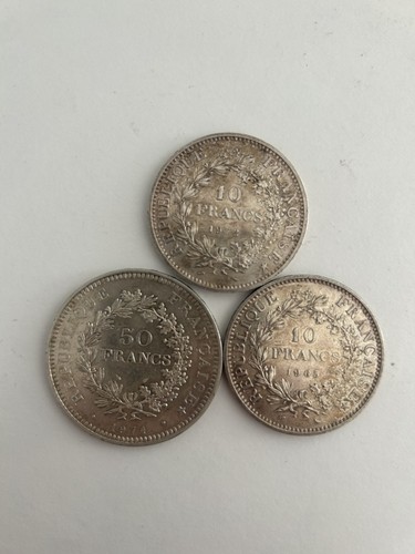 Lot pièce argent - argent, hercule