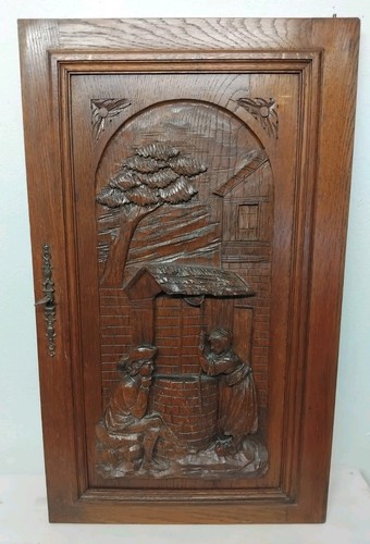 Ancienne porte bois - bois, chêne