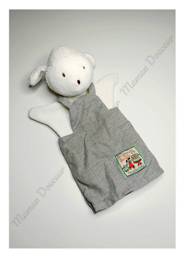 Doudou marionnette mouton - doudou,