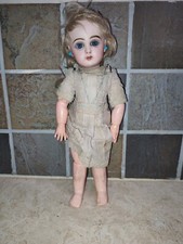 Rare Poupée 27cm Déposé Tète Jumeau biscuit Epoque SFBJ "Bleuette" Taille 2 doll