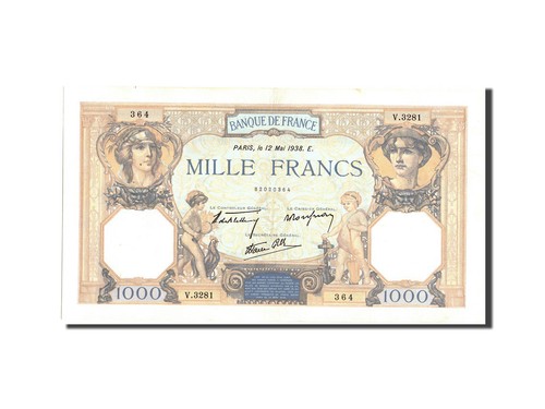 Billet france 1000 francs - france,, 1