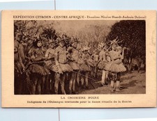 AFRIQUE - La croisiere noire, groupe d'indigenes de l'oubangui