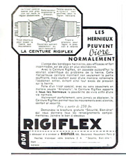 publicité Advertising   0223  1939  ceinture Rigiflex  hernieux vivent normalem
