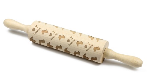 Rouleau pâte whippet avec - rouleau, À