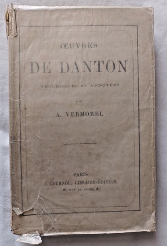 Oeuvres danton recueillis - de,