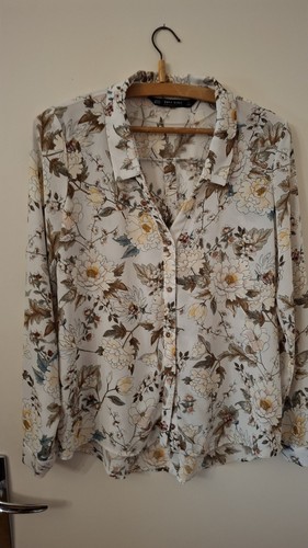 Zara women floral blouse - zara, women's