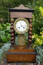 Pendule CHARLES X portique