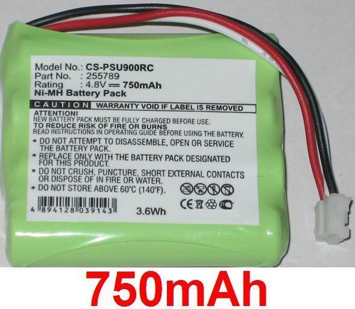 Batterie 750mah type 255789 - batterie,