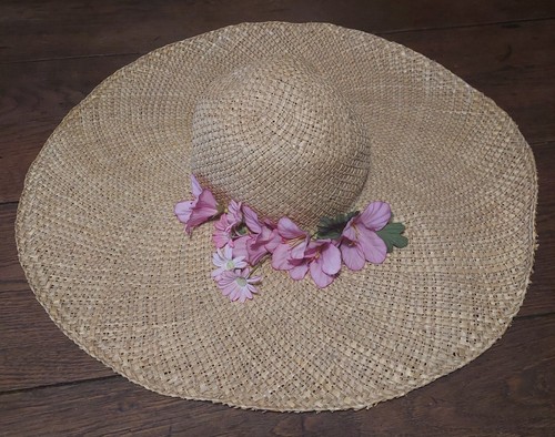Chapeau capeline vintage