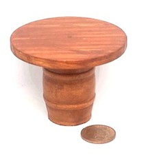 Table De Bar En Bois Pour Maison De Poupées Miniature Ronde Échelle 1:12 Tumdee
