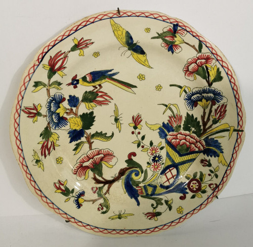 Ancienne assiette plate - assiette,