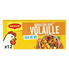 Bouillon volaille sel réduit