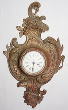 REVEIL MURAL STYLE LOUIS XV en REGULE , REVEIL à REVISER