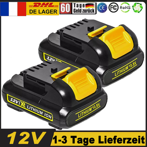 2pack 12v 3ah batterie - 10,8v/12v,
