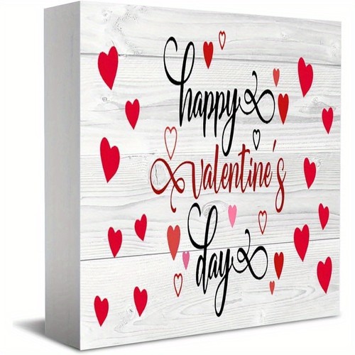 1pc wooden box sign - 1pc,