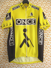 Maillot cycliste ONCE Etxeondo Team 1997 Intégral Jersey cycling Vintage - XXL