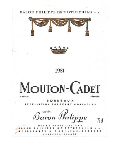 Etiquette vin baron - de,
