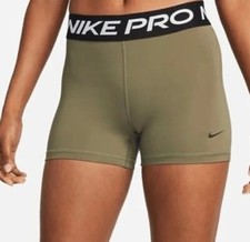 NIKE PRO LADIES OLIVE 3"