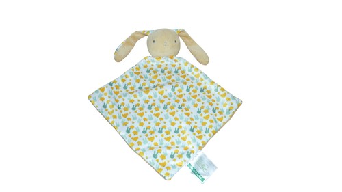 Doudou lapin plat - , blanc
