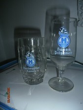 1 VERRE ET 1 CHOPE HANSA PILSENER