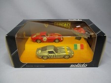 AO332 SOLIDO 1/43 COFFRET PRESTIGE FERRARI 250 GTO TOUR AUTO 63-64 REF ?? BE